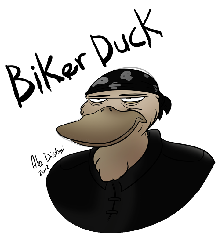 Kat’s Korner 124: Biker Duck